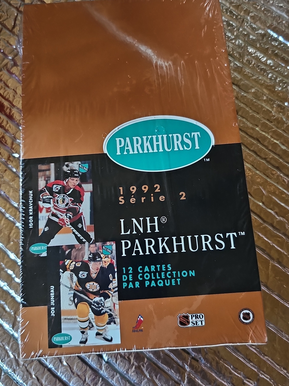 Parkhurst Hockey Card Pack in Brown, Black & Teal